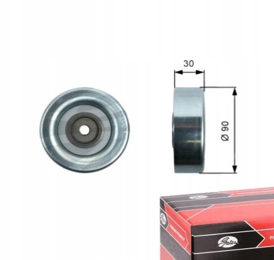 Ролик направляющая направляющая ремень клиновой mitsubishi galant ix фото №1