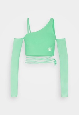 Calvin Klein Laguna Green Zielony Damski Top J20J221604L1H S