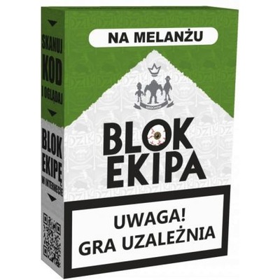 BLOK EKIPA NA MELANŻU - Imprezowa gra karciana MDR