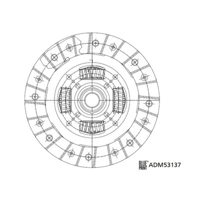 ADM53137/BLP DISCO SPRZ. MAZDA 323/6/MX-3 1,8-2,3 89-07 BLUE PRINT  