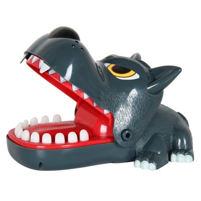 GRYZĄCA ZABAWKA NA PALEC ZABAWKA W KSZTAŁCIE WILKA