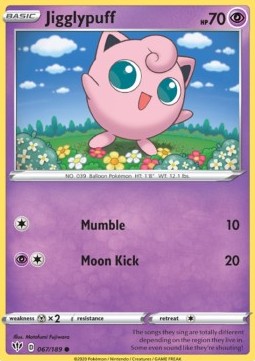 Pokemon TCG Psychic - Jigglypuff (DAA 67)