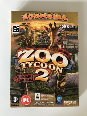 Zoo Tycoon 2 Afrykańskie Zwierzaki Premierowe PL