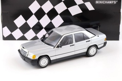 MERCEDES 190E (W201) Silver 1984 1/18 MINICHAMPS