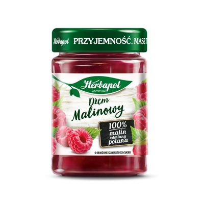 Herbapol dżem malinowy 280g