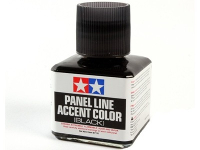 Panel Accent Color Black 40ml Tamiya 87131