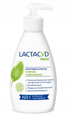 Lactacyd FRESH Odświeżający Żel do higieny intymnej 200 ml