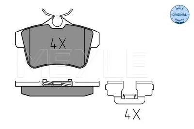 КОЛОДКИ HAM. PEUGEOT T. 3008/5008 09-/C4/DS4