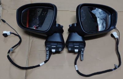 Qashqai iii j12 nowe зеркало левая дверь левых 11 pin камера ассистент фото №1