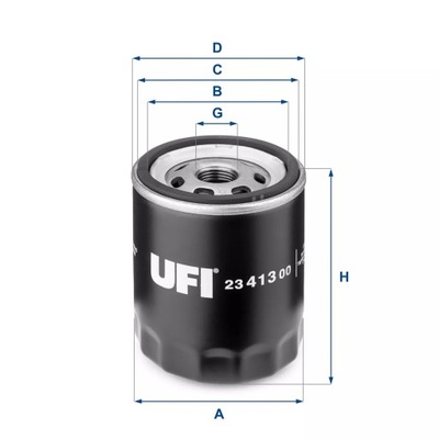 FILTER OILS UFI 23.413.00  