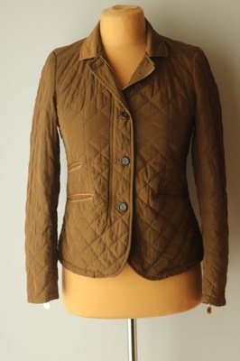 Massimo Dutti. Pikowana kurtka khaki_M