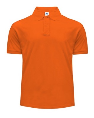 Koszulka Polo Męskie Polówka męska pomarańczowa