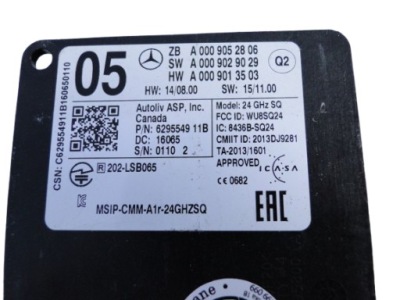 Mercedes радар предупреждения przed kolizją fcw-stop w решётка радиатора gle w166 166 фото №1