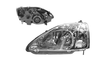 Фара головний h.civic hb eu , 01- 382509-e фото №1