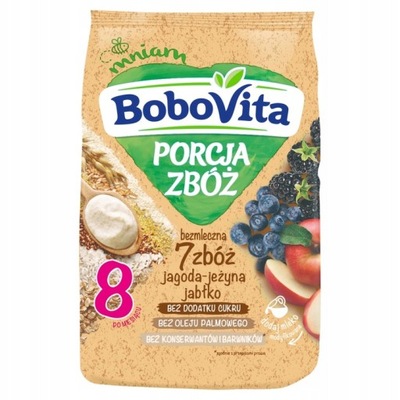 BoboVita Porcja zbóż Kasz bezm 7 zbóż jag-jab 170g