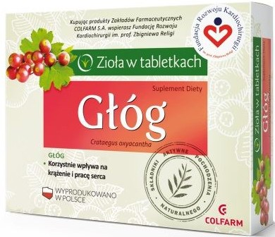 Colfarm Głóg Wspiera Krążenie i Serce 90 Tabletek