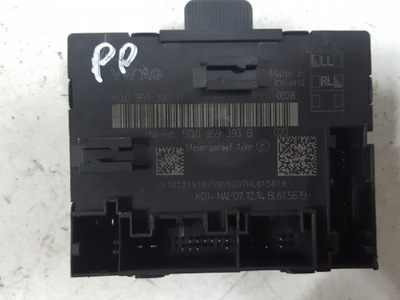 Passat b8 14-18r модуль блок управления дверь 5q0959393d фото №1