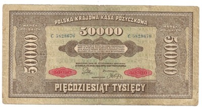 K030 - 50000 marek polskich 1922 r. - Seria C