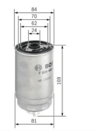 FILTER FUEL ALFA  