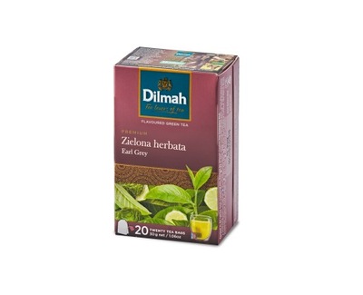 Dilmah Zielona Herbata Earl Grey 20tb 1,5g