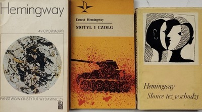 Ernest Hemingway x 3 książki