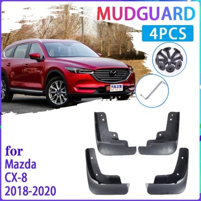 CAR MUD FLAPS PARA MAZDA CX-8 2018 2019 2020 CX 8 CX8 MPV MUDGUARD SP~60216  