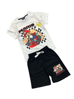 MARIO komplet t-shirt spodenki 104-110 cm 4-5 lat