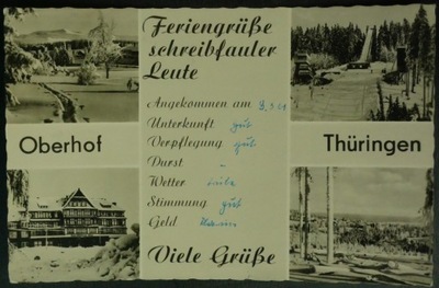 Niemcy NRD 4 pocztówki 1958 r.[71