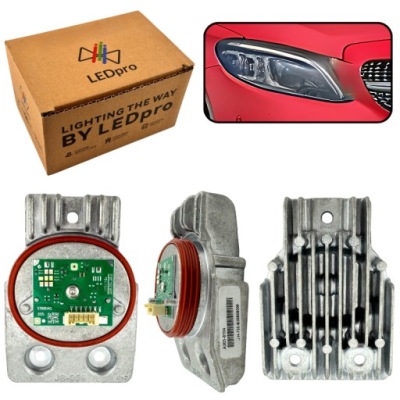 Модуль led йожик  drl поворотник к mercedes klasa c w205 a2059068104 правая фото №1