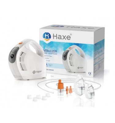 HAXE Inhalator Nebulizator Tłokowy Zestaw 2 Maski