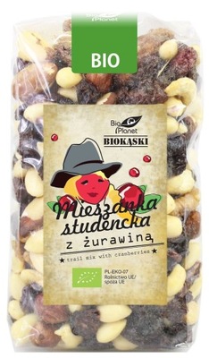 Mieszanka studencka z żurawiną BIO 400 g