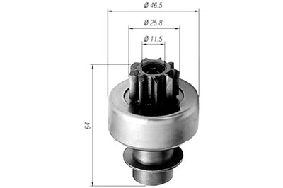 MAGNETI MARELLI BENDIX ARRANCADOR FIAT LANCIA  