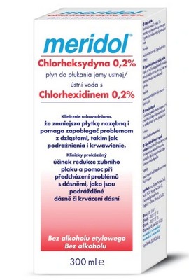 MERIDOL Chlorheksydyna Płyn do płukania ust 300 ml