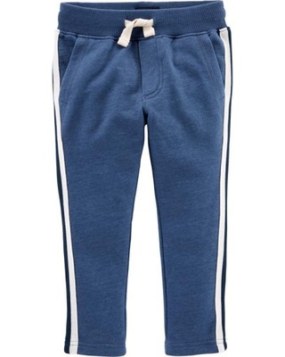 Oshkosh Spodnie joggersy lampasy blue 12M 76