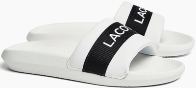 LACOSTE CROCO SLIDE 0721 1 CFA KLAPKI KĄPIELOWE 38