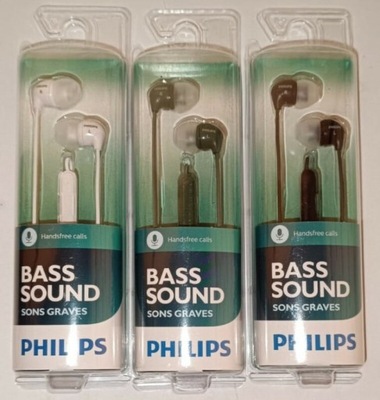 Słuchawki Philips bass sound douszne