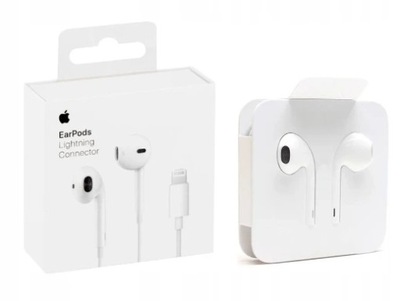 Oryginalne słuchawki Apple EarPods do iPhone 13