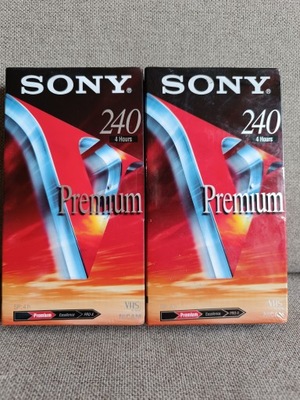 Kaseta VHS kasety Video VHS 2 szt. SONY 240