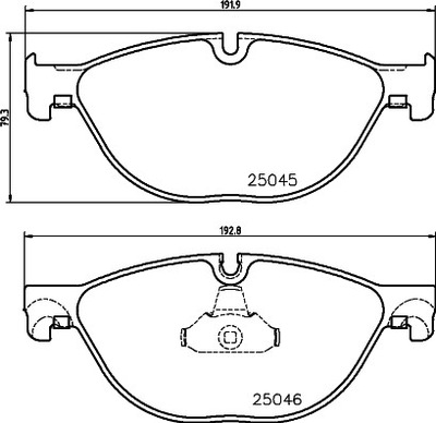 HELLA ZAPATAS DE FRENADO 8DB 355 015-251  