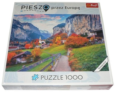 Puzzle TREFL 1000 - SZWAJCARIA ALPY !!!!