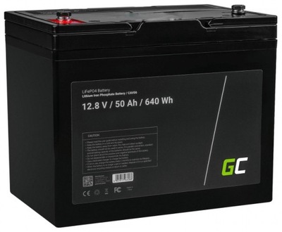 Akumulator Green Cell LiFePO4 12V 12.8V 50Ah