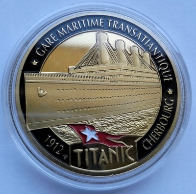 MEDAL - TITANIC - PAMIĘĆ - TRANSATLANTYK 1912