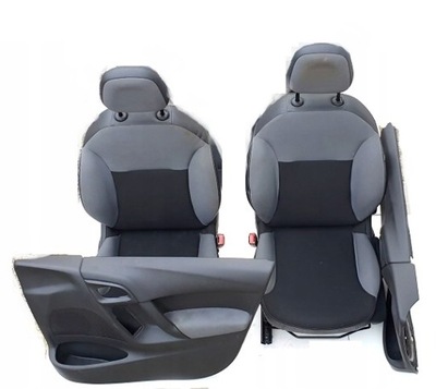 Citroen c3 ii сидіння передні обшивки фото №1