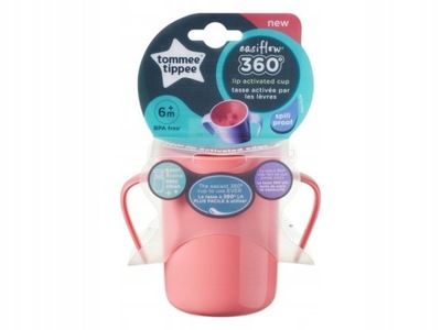 Tommee Tippee kubek 360° EASIFLOW z uchwytem 200ml