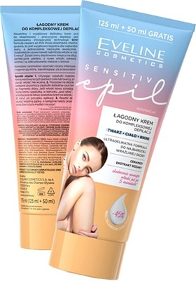 EVELINE DEPILATOR W KREMIE EPIL SENSITIVE TUBKA