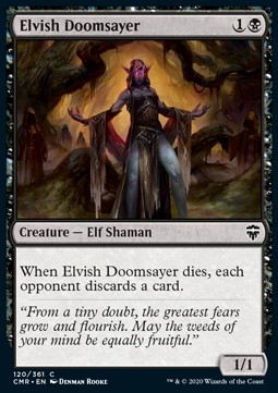 Elvish Doomsayer Foil (Commander Legends)