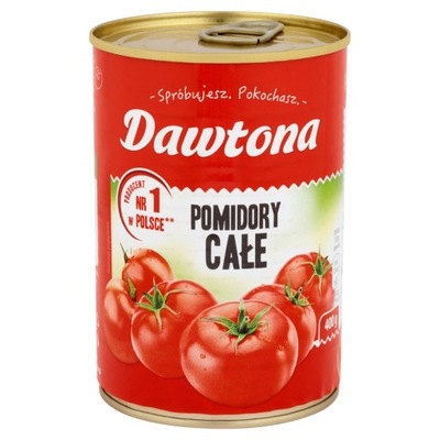 Pomidory w puszce całe Dawtona 400g