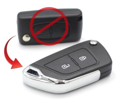 Citroen berlingo c2 c3 c4 c5 ключ pilot корпус фото №1