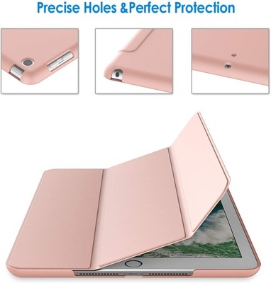 Etui case iPad 9,7 2018/2017 różowe złoto JETech