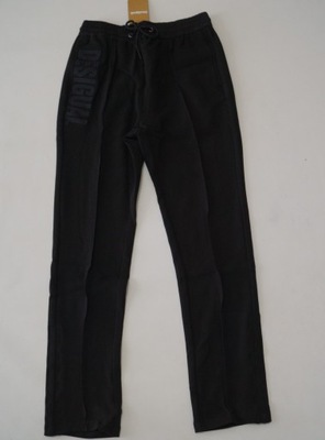 DESIGUAL spodnie czarne joggersy 36 S F100
